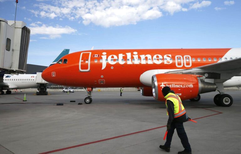 Canada Jetlines to stop flights, seek protection from creditors