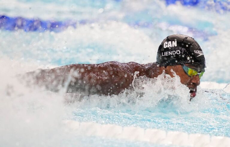 Canada wins silver and bronze in 100m butterfly