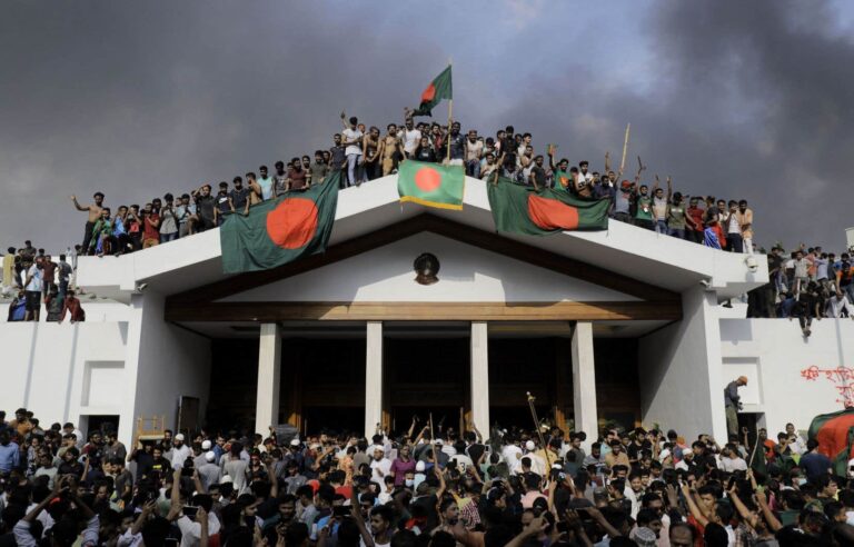 Chaos and celebrations after Bangladesh PM ousted