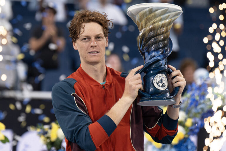 Cincinnati Tournament | Jannik Sinner beat American Frances Tiafoe 7-6 (4), 6-2 in the final