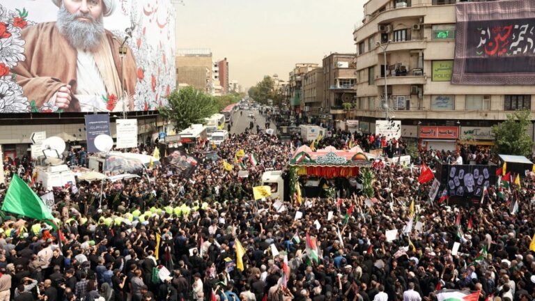 Crowd gathers in Tehran for Hamas leader’s funeral