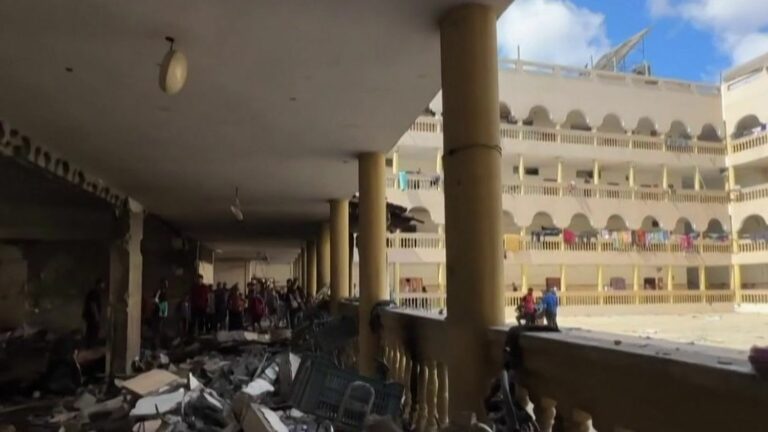 Dozens dead after Israeli strike on school