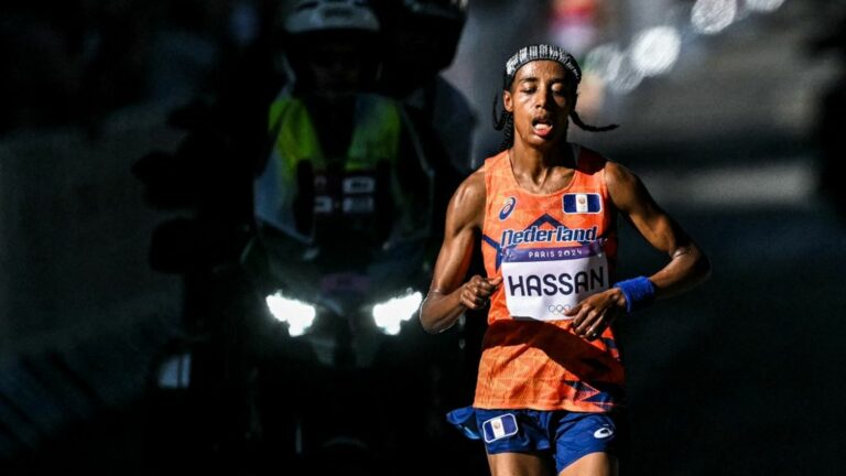 Dutchwoman Sifan Hassan wins marathon gold after impressive sprint and Olympic record