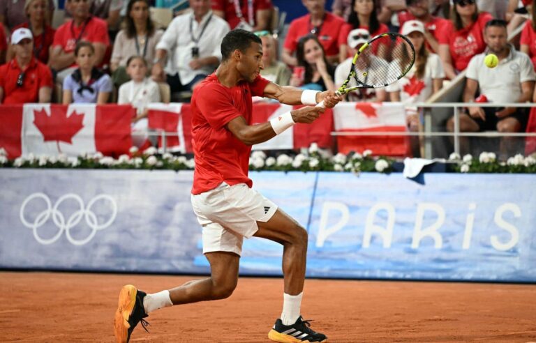 End of the Olympic journey for Félix Auger-Aliassime, who bows to Musetti