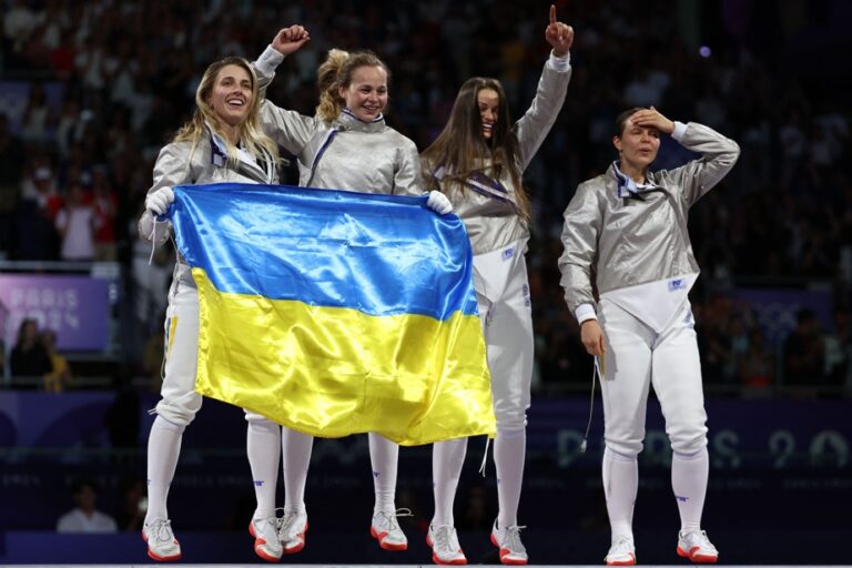 Fencing | Olga Kharlan offers Ukraine its first gold medal