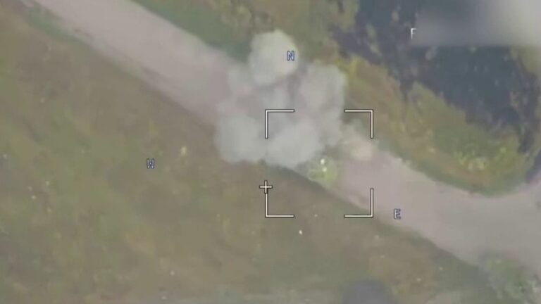 First incursion of the Ukrainian army into Russian territory