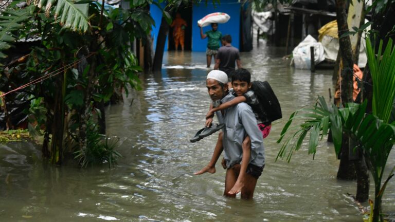 Floods in Bangladesh leave at least 13 dead, 4.5 million homeless