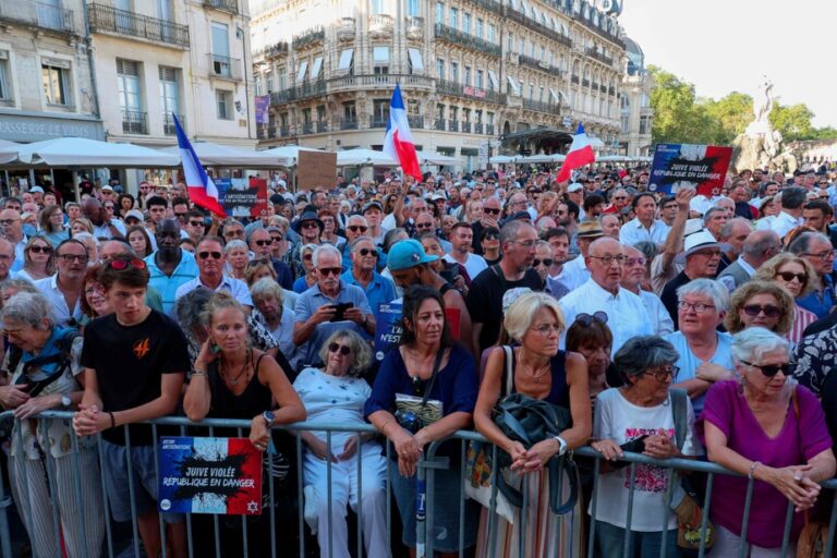 France | A thousand demonstrators against anti-Semitism gathered in Montpellier