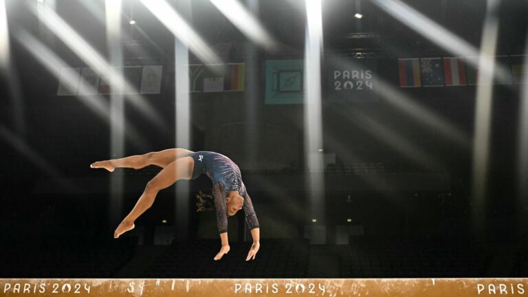 French artist Calling Marian discovered her music by chance on the routines of American Olympic champion Simone Biles