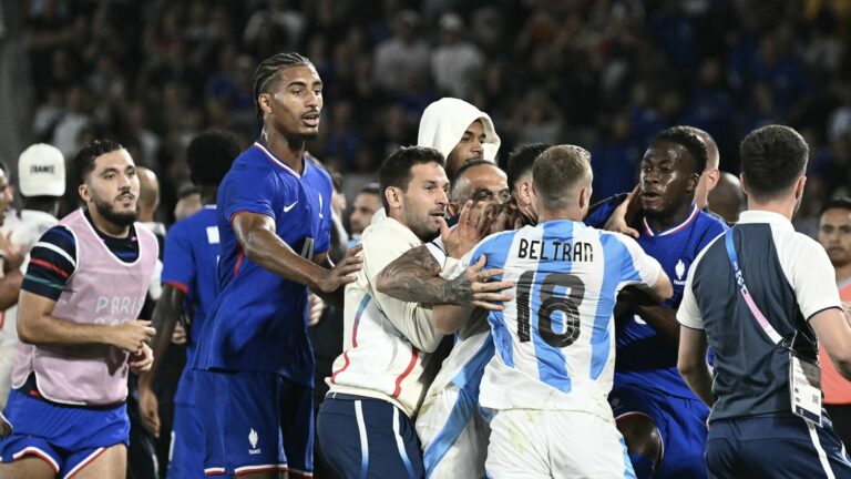 French national team players victims of racism on social networks after the match against Argentina