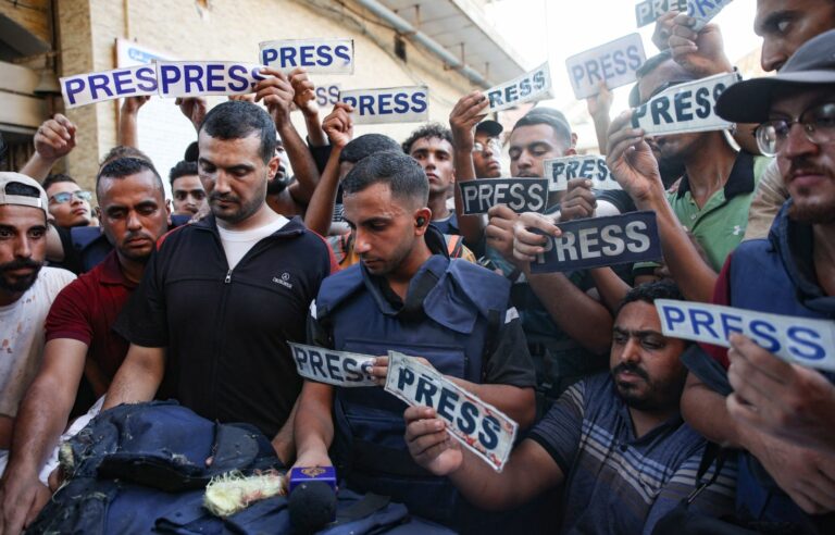 Gaza: NGOs defending journalists call on EU to put pressure on Israel