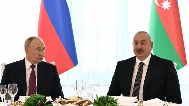 In Azerbaijan, Vladimir Putin offers help in reaching peace deal with Armenia