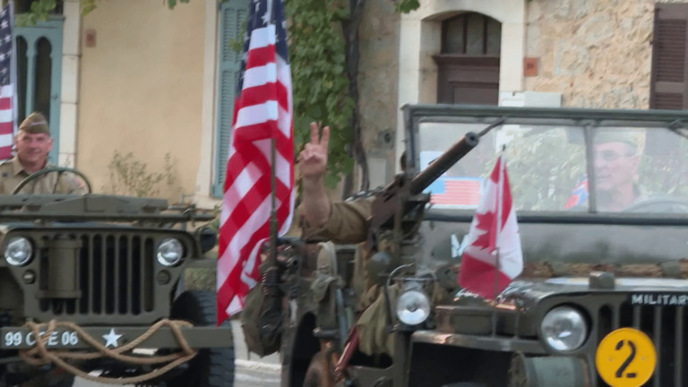 In Saint-Cézaire-sur-Siagne, the inhabitants relive the arrival of the allies