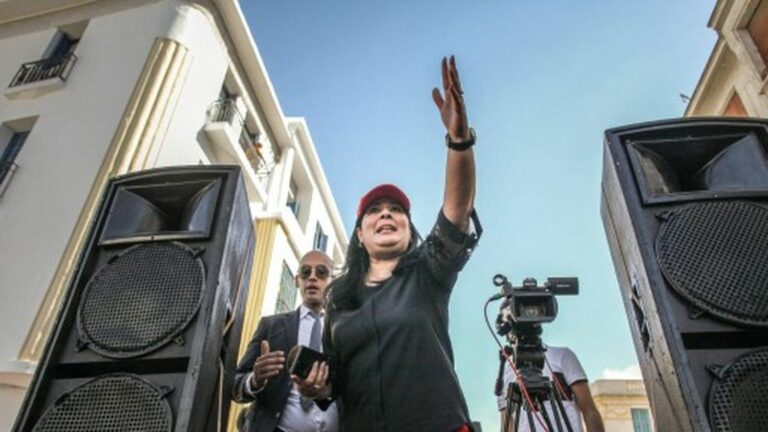 In Tunisia, opposition leader Abir Moussi, imprisoned since autumn 2023, files her candidacy for the presidential election through her lawyers