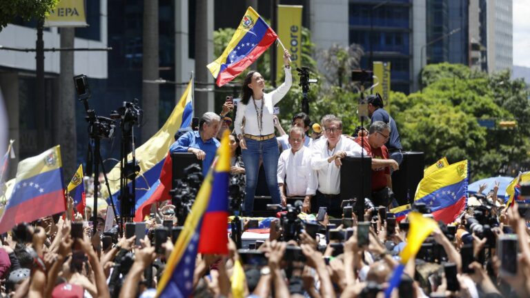 In Venezuela, a month after Nicolas Maduro’s contested victory in the presidential election, his opponents are back on the streets