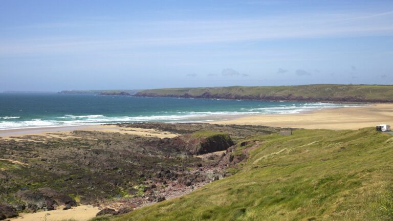 In Wales, a protected beach is polluted by the influx of Harry Potter fans