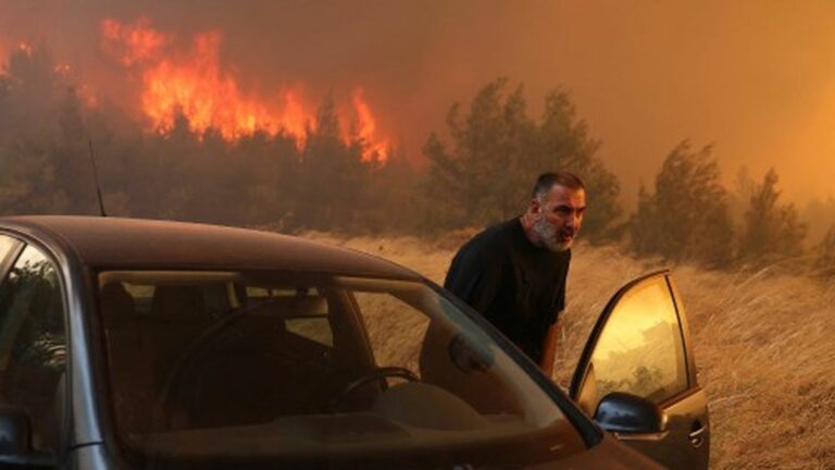 In pictures Destroyed buildings, charred cars, evacuated residents… Greece faces violent fires, now at the gates of Athens