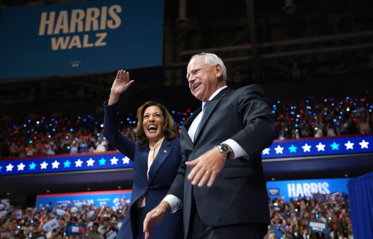 Kamala Harris names Tim Walz as running mate, a cautious choice