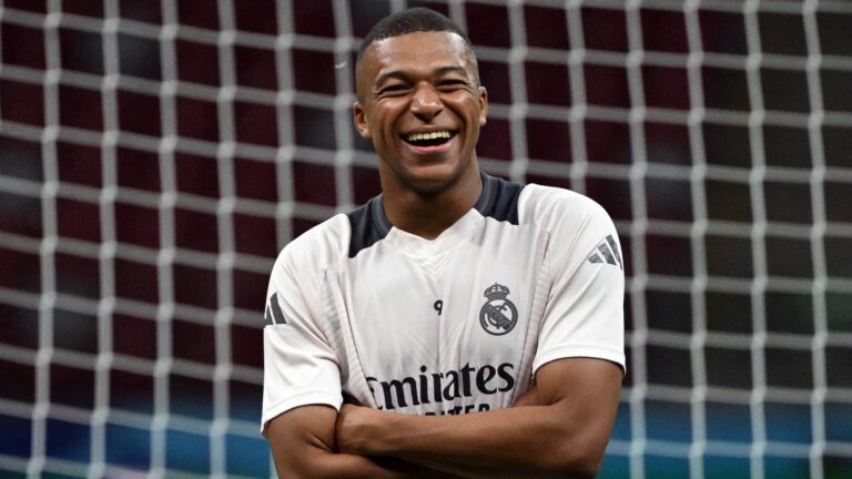 Kylian Mbappe set to make Real Madrid debut in European Super Cup final