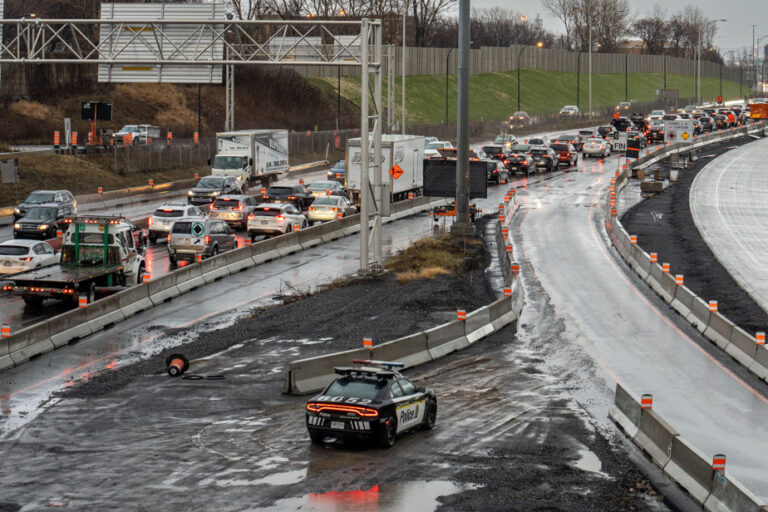 Louis-Hippolyte-La Fontaine Tunnel | Measures to calm traffic around the mega-construction site