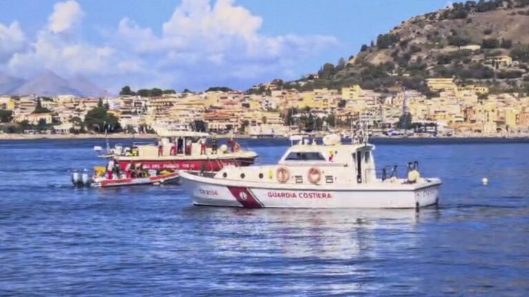 Luxury yacht sinks in Sicily, leaves one dead and six missing