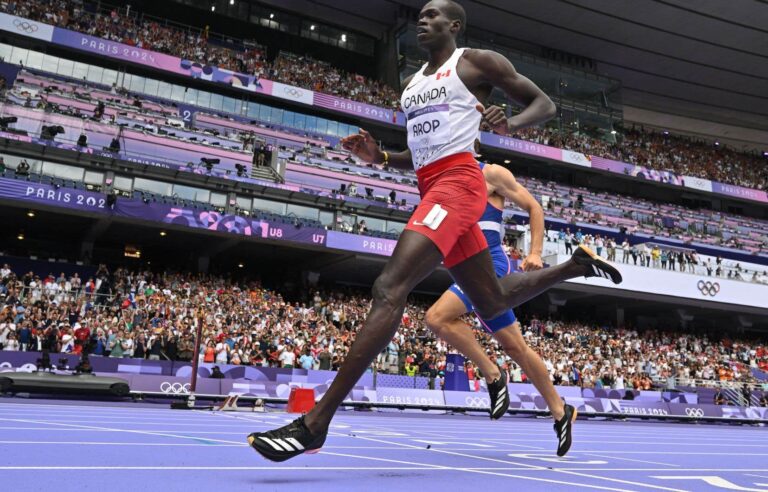 Marco Arop wins silver medal in men’s 800m