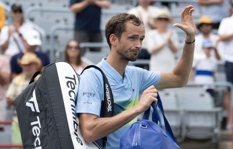 Medvedev and Tsitsipas are shown the door in their opening match