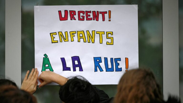 More than 2,000 children are sleeping on the streets in France, a number that has increased by 120% in four years