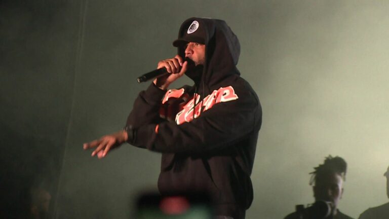 Near Lyon, rapper Booba set the Woodstower Festival alight with his American-style show