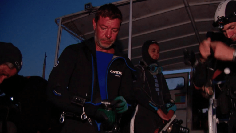 Night-time observation dives in an ever warmer Mediterranean