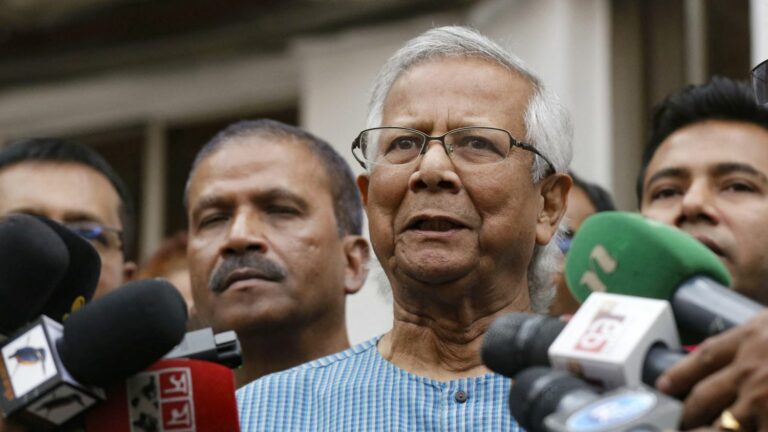 Nobel Peace Prize winner Muhammad Yunus says he is ready to lead an “interim government”