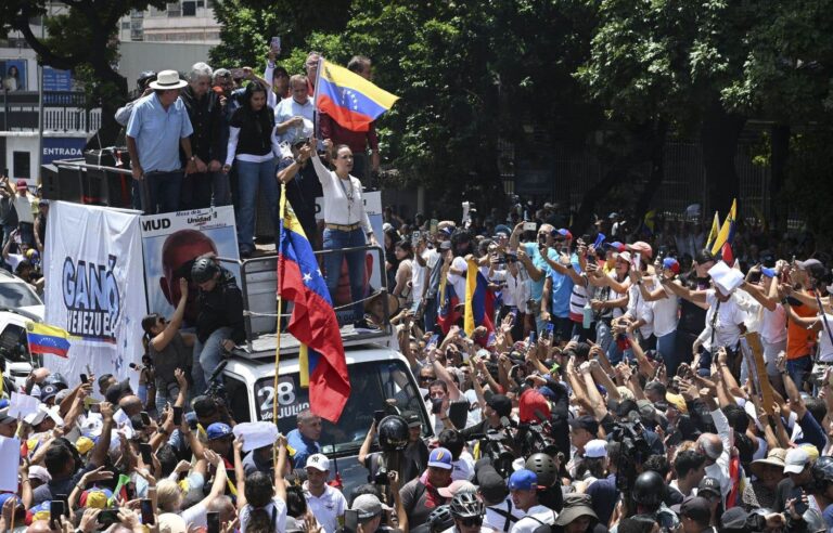 Opposition takes to the streets to claim victory in Venezuela