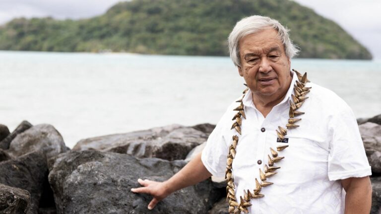 Pacific islands at risk of being ‘wiped out’ by climate change, UN chief warns