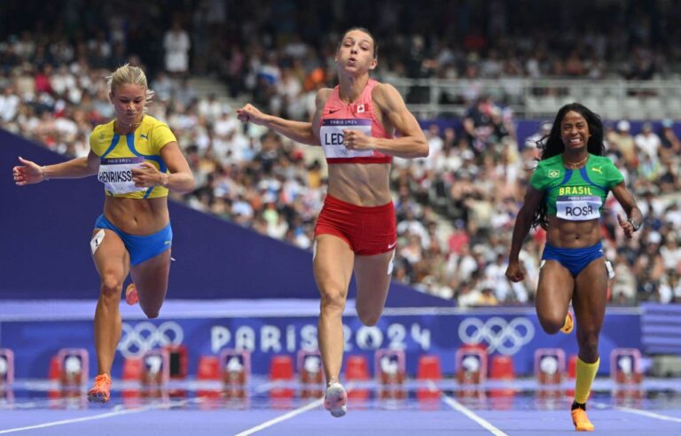 Paris Olympics: Quebec sprinter Audrey Leduc reaches the 100m semi-finals, setting a new Canadian record