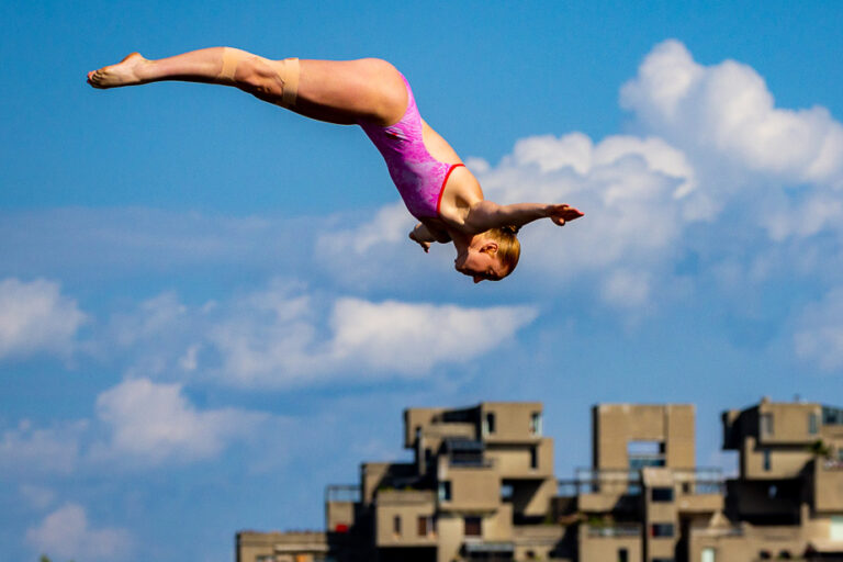 Red Bull Cliff Diving | Molly Carlson dives to destroy anxiety