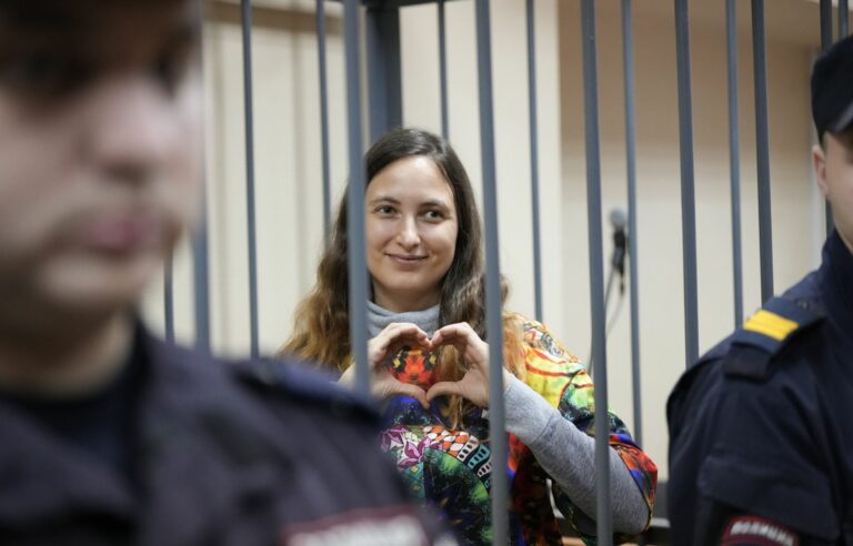 Sasha Skochilenko is free after being thrown in jail for five labels