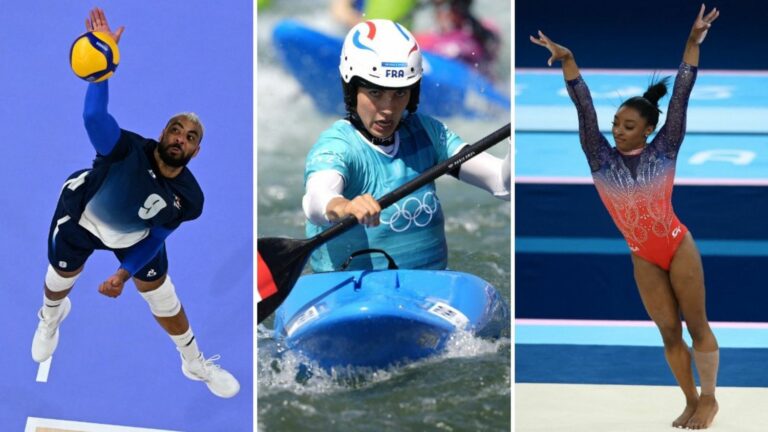 Silver medals in kayak cross and 3×3 basketball, volleyball players in the semi-finals, Simone Biles beaten… What to remember from Monday