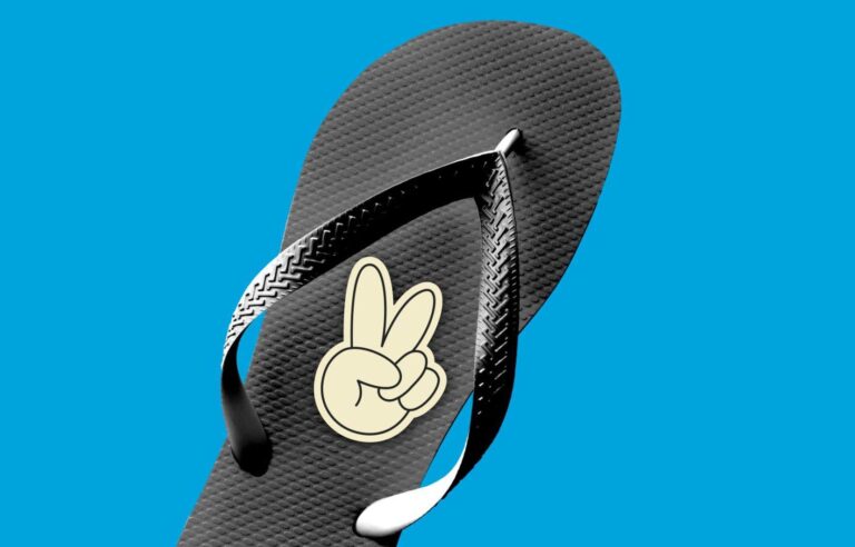 The revenge of the flip-flop, the beach sandal