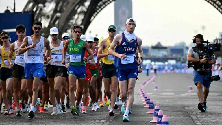 The walkers set off for the 20km, Léon Marchand is already back, Simone Biles wants to reclaim her title… Follow the events with us