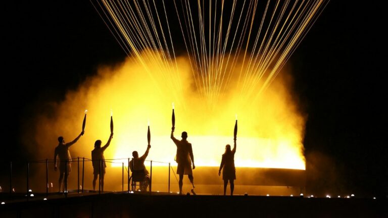 Théo Curin, Christine and the Queens, lighting the cauldron… Find 11 unforgettable scenes from the ceremony that set Paris ablaze