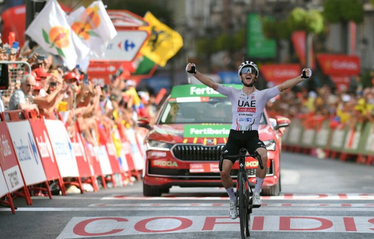 Tour of Spain: Adam Yates (UAE) wins solo on stage 9 and reshuffles the cards