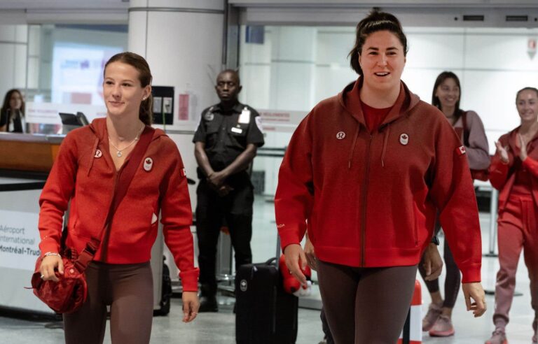 Triumphant return home for a dozen Canadian athletes