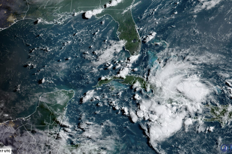 Tropical Storm Debby Moves Toward Florida