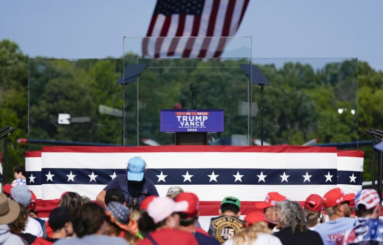 Trump’s first outdoor speech since assassination attempt