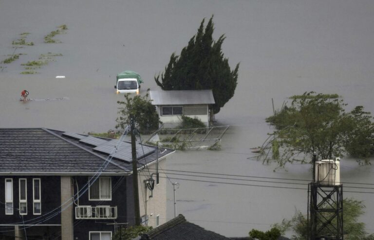 Typhoon Shanshan and torrential rains kill five in Japan