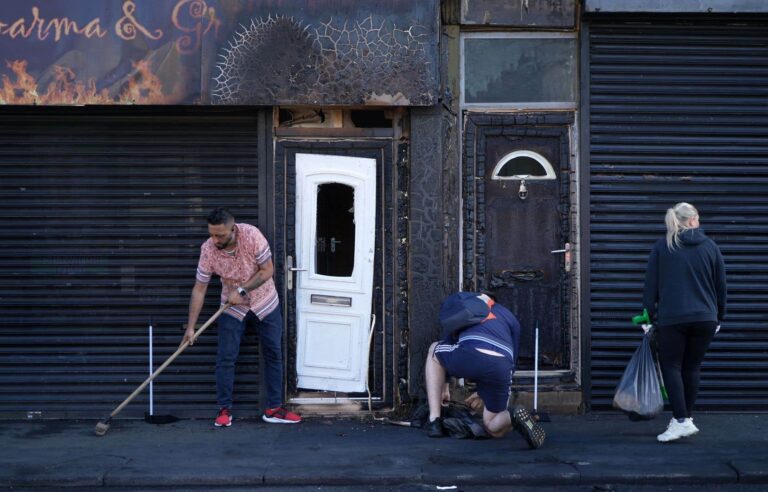 UK government mobilises police and prison places amid riots