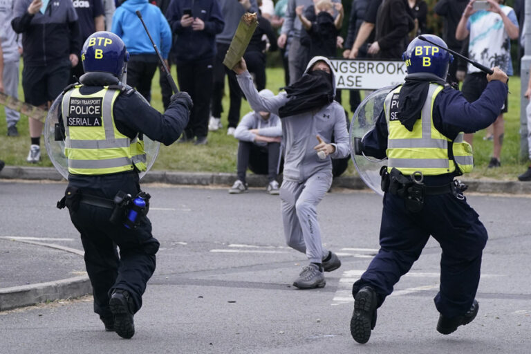 UK riots | UK government mobilises police and prison places