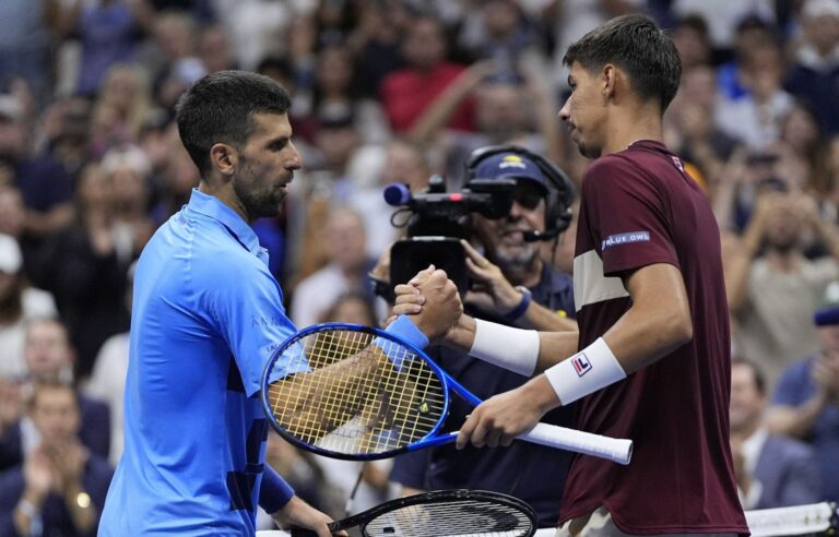 US Open: Popyrin defeats Djokovic, who ends 2024 without a major tournament victory