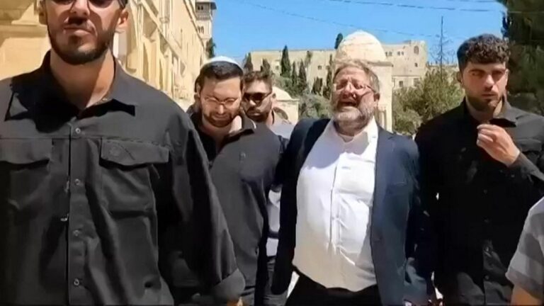 “Unnecessary provocation”, “unacceptable”… The prayer of an Israeli far-right minister on the Esplanade of the Mosques arouses international indignation