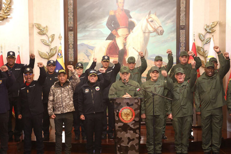 Venezuela | Army reaffirms ‘absolute loyalty’ to Maduro